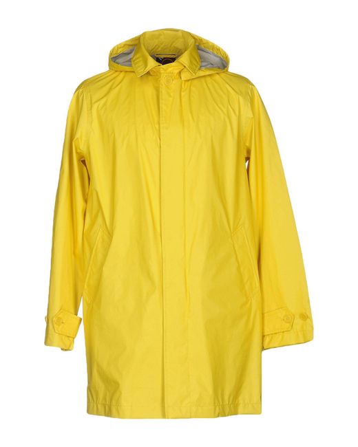 Aspesi Yellow Overcoat for men