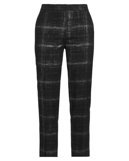 Grifoni Black Pants Viscose, Wool, Polyester