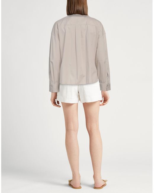 Camisa Brunello Cucinelli de color Gray
