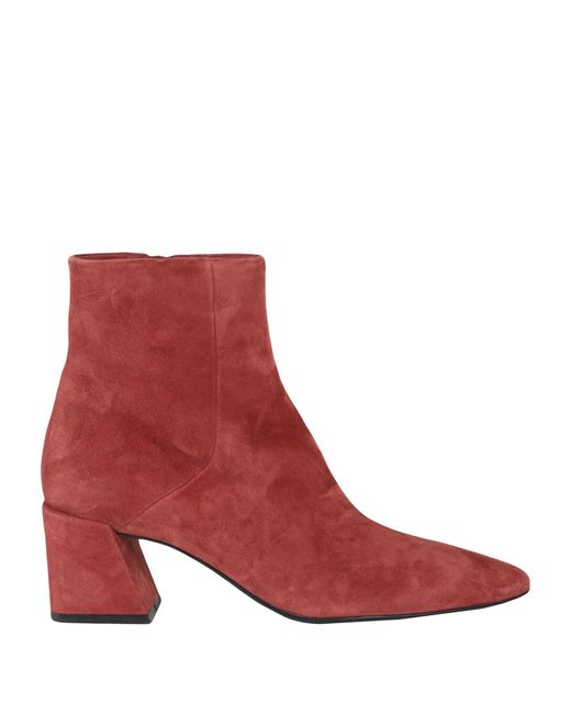 Furla Red Ankle Boots