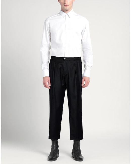 Briglia 1949 Black Racconta La Sartoria Pants Virgin Wool, Cashmere for men