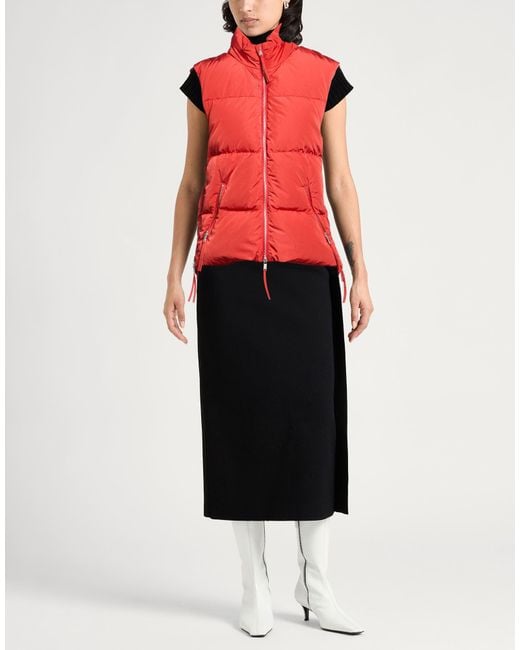 Jil Sander Red Gilet
