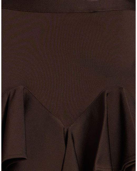 Givenchy Brown Mini Skirt Viscose, Polyamide, Elastane