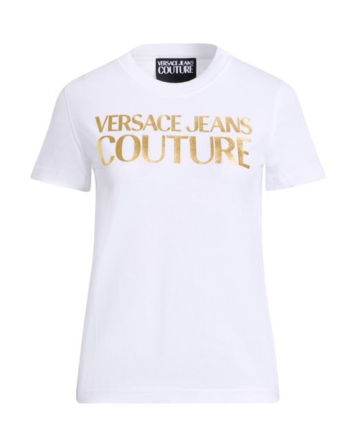 Versace Jeans Couture White T-Shirt Cotton