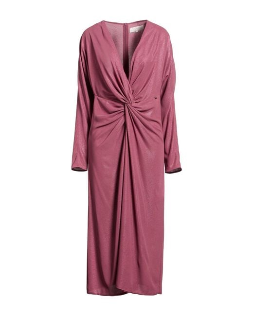 Kocca Red Midi Dress Polyester