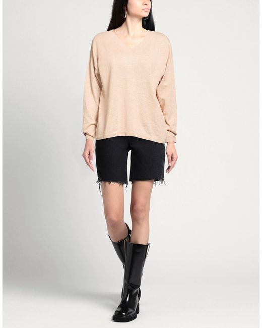 Rossopuro Natural Sweater Linen, Cotton, Polyester