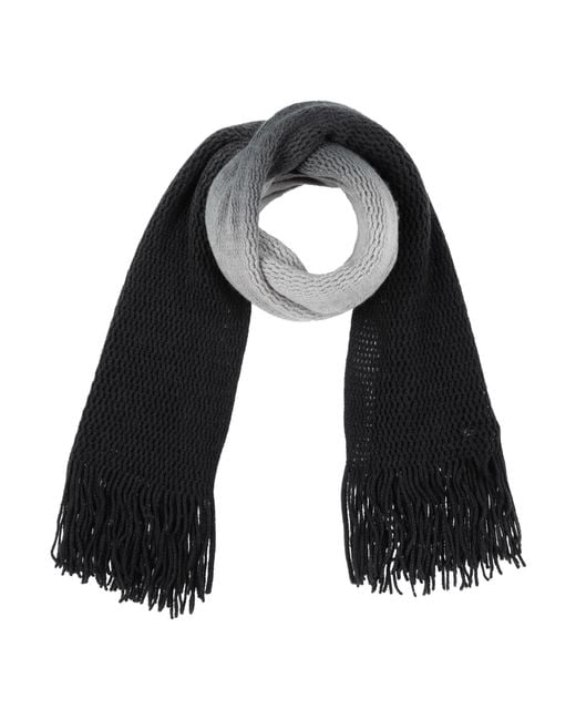 Daniele Alessandrini Black Scarves for men