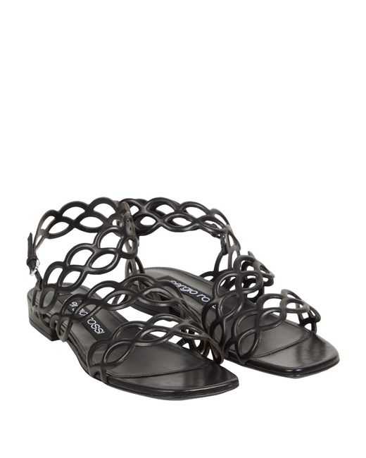 Sergio Rossi White Sandals Leather