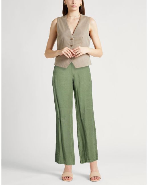 120% Lino Green Pants