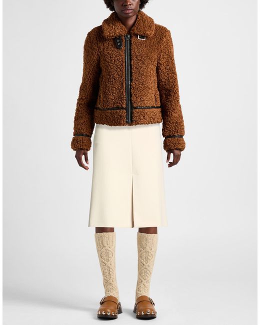 Patrizia Pepe Natural Midi Skirt