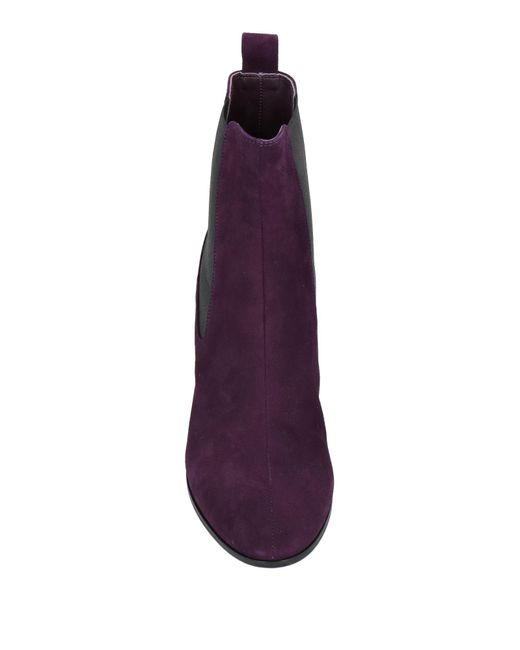 Fabi Purple Ankle Boots