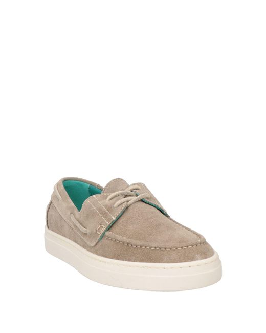 Barbati Gray Loafers Leather for men