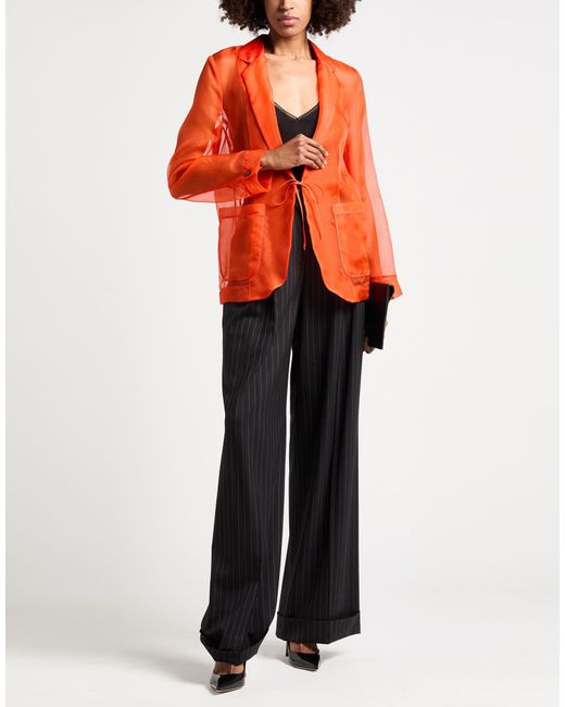 Forte_forte Orange Blazer Silk