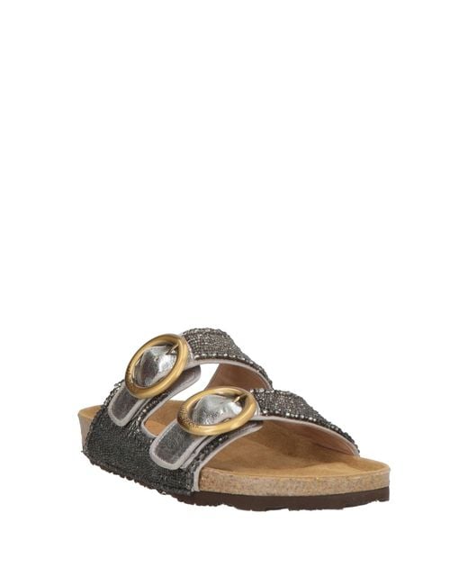 Maliparmi White Sandals Textile Fibers