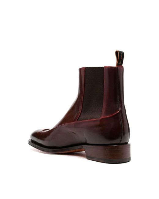 Bottines Santoni pour homme en coloris Brown