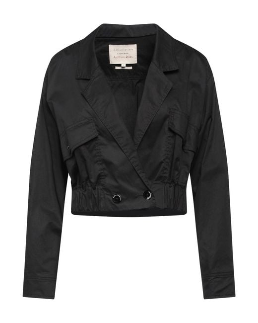 ALESSIA SANTI Black Jacket Cotton