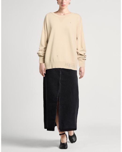 Maison Margiela Natural Sweatshirt Cotton