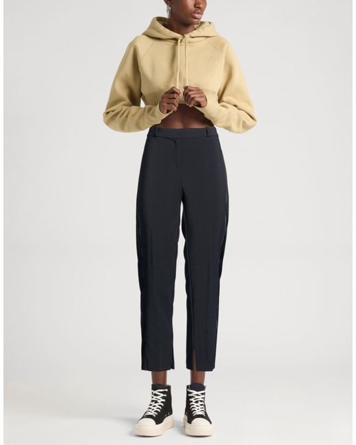 Elisabetta Franchi Blue Pants Polyester, Elastane