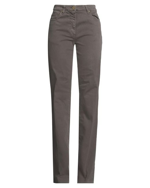 Etro Gray Jeans Cotton, Elastane