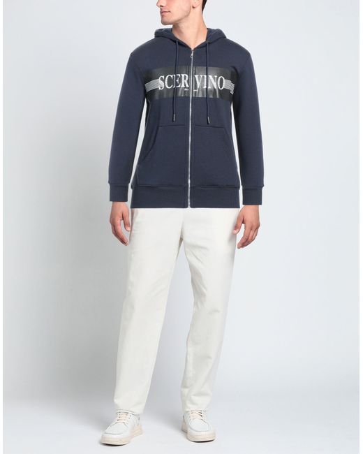Ermanno Scervino Blue Sweatshirt for men