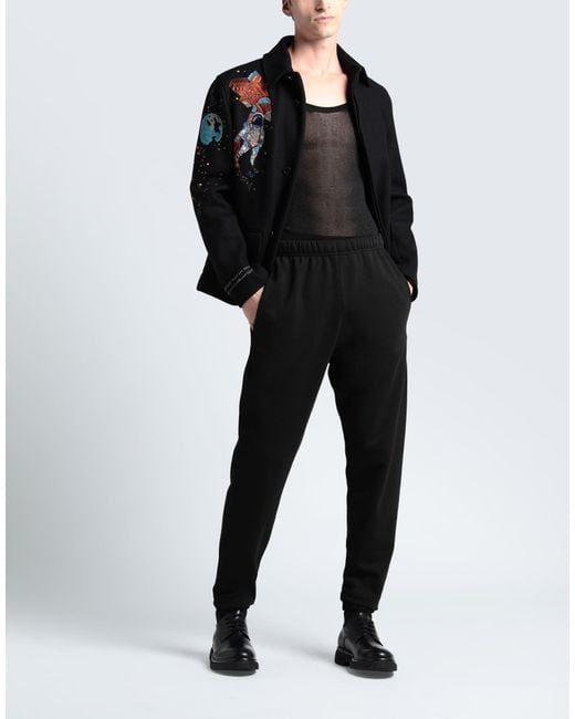 KENZO Black Trouser for men