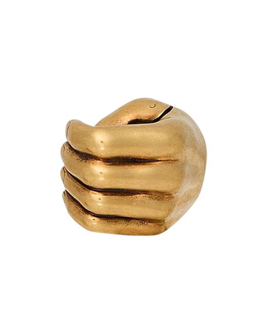 Khaite Metallic Einzelner Ohrring