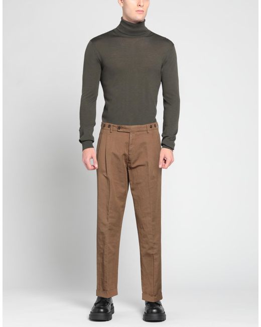 Berwich Brown Pants for men