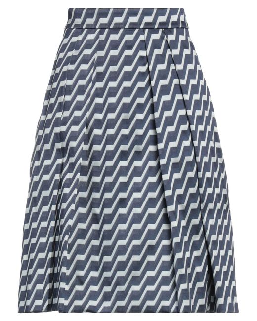 Emporio Armani Blue Midi Skirt