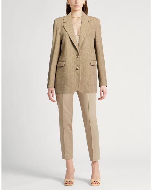 Golden Goose Deluxe Brand Natural Blazer Linen, Cotton, Elastane