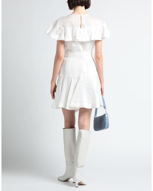 Sandro White Mini Dress