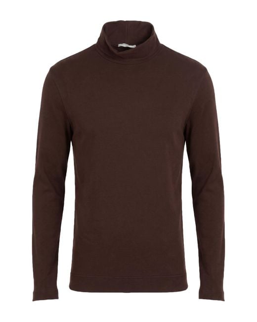 Circolo 1901 Brown Chocolate T-Shirt Cotton, Elastane for men