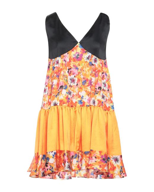 MSGM Orange Mini Dress