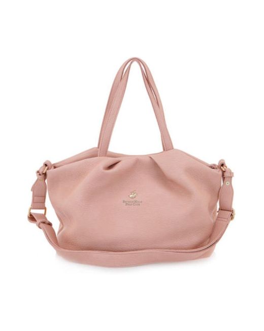 Beverly Hills Polo Club Pink Schultertasche