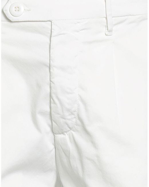 Guess White Shorts & Bermuda Shorts Cotton, Elastane for men