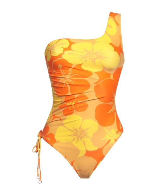 Faithfull The Brand Yellow One-piece Swimsuit