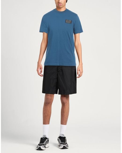 EA7 Blue Light T-Shirt Cotton for men
