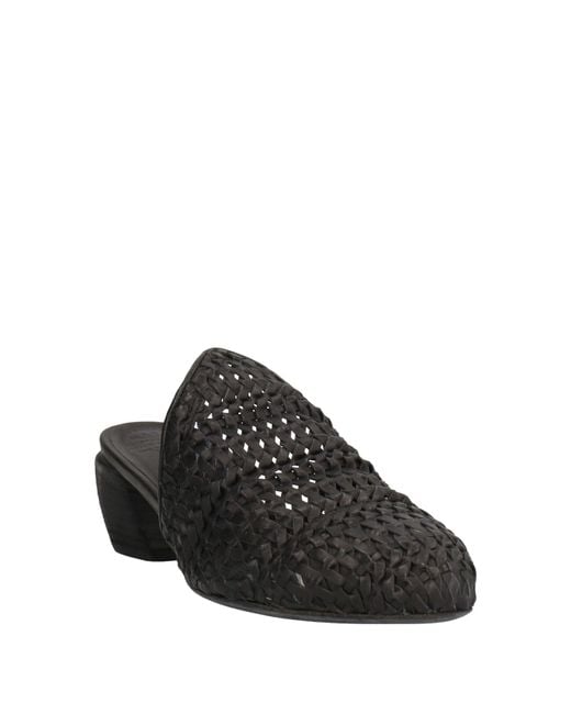 Officine Creative Black Mules & Clogs