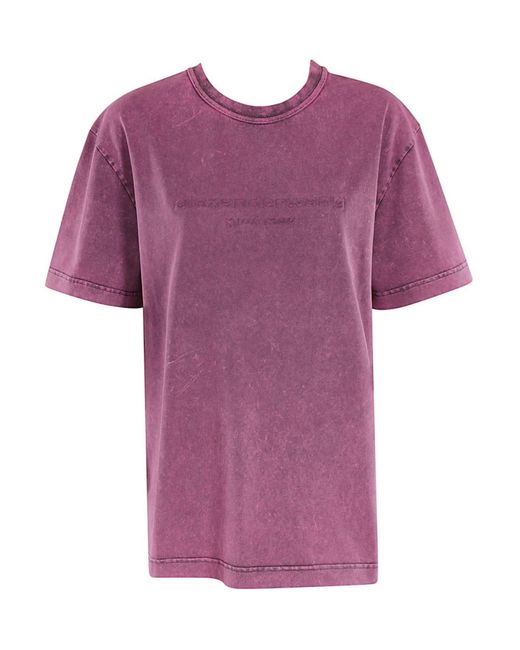 Camiseta Alexander Wang de color Purple