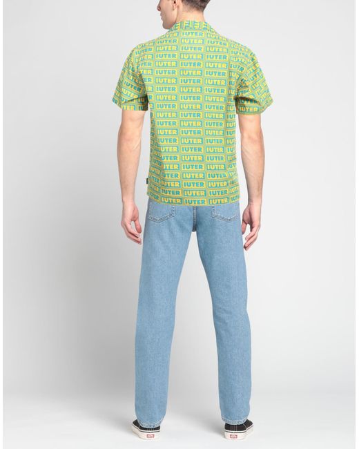 Camisa Iuter de hombre de color Green