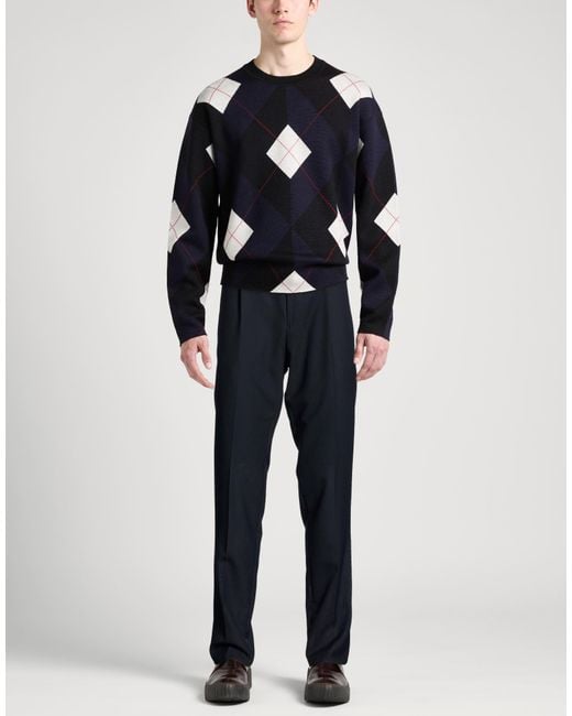 Lardini Blue Midnight Pants Wool for men