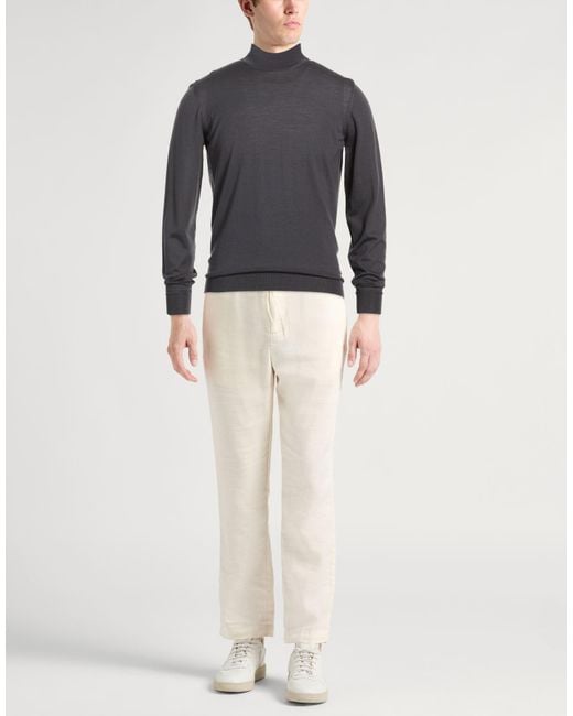 Drumohr Gray Turtleneck for men