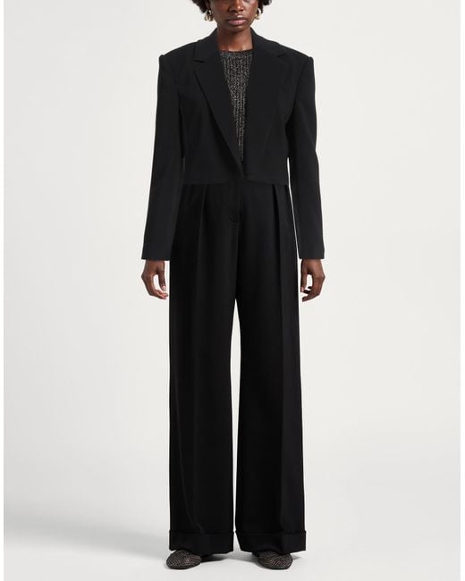 Pinko Black Blazer Polyester, Elastane