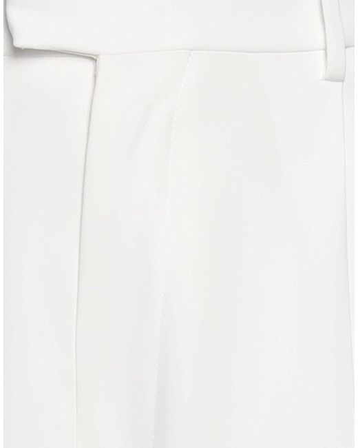 Marni White Pants Viscose, Elastane