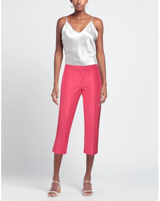 Iceberg Pink Cropped Trousers