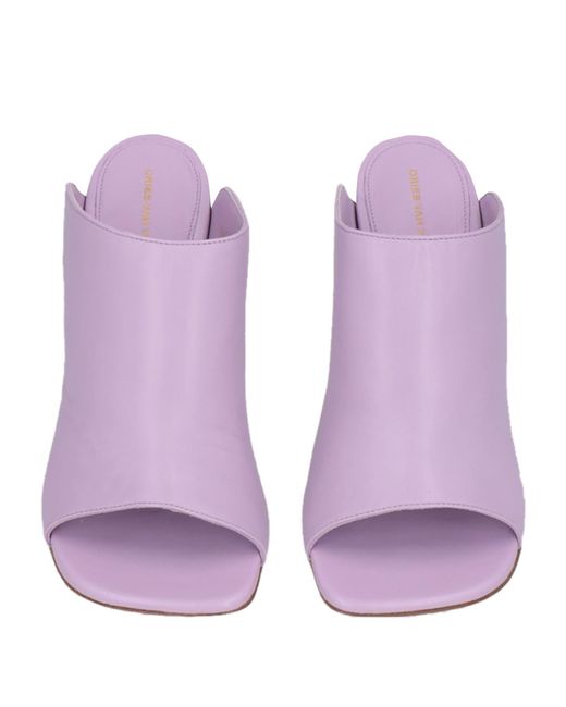 Dries Van Noten Purple Sandals