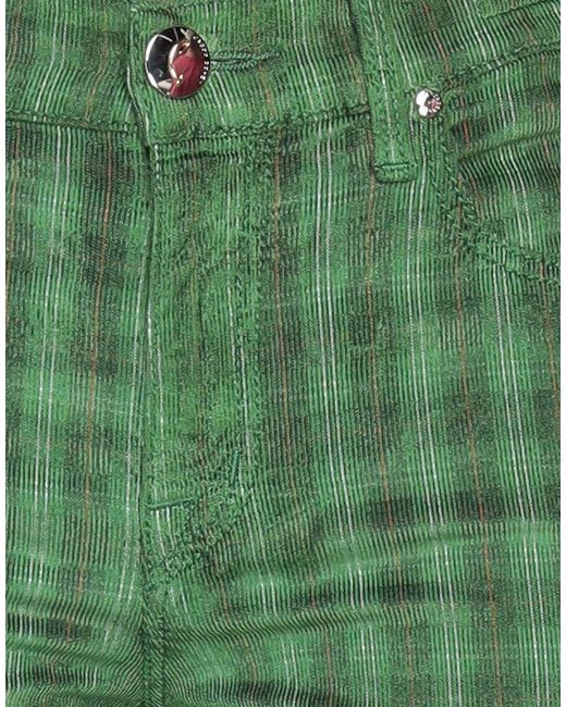 Jacob Cohen Green Pants Cotton, Viscose, Polyester, Elastane