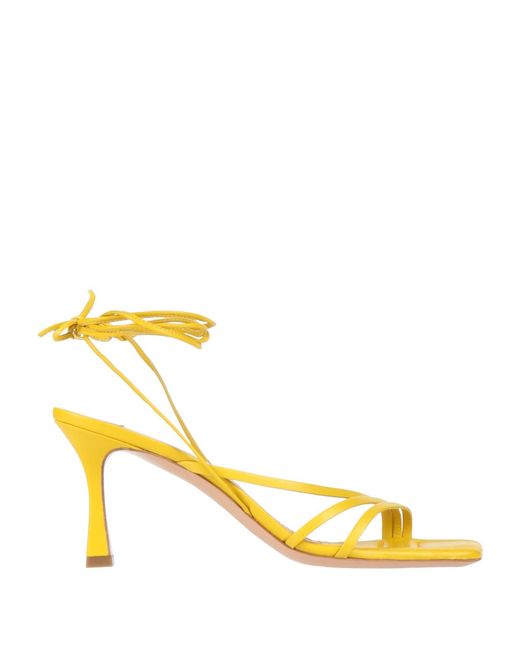 FRANCESCO SACCO Yellow Sandals