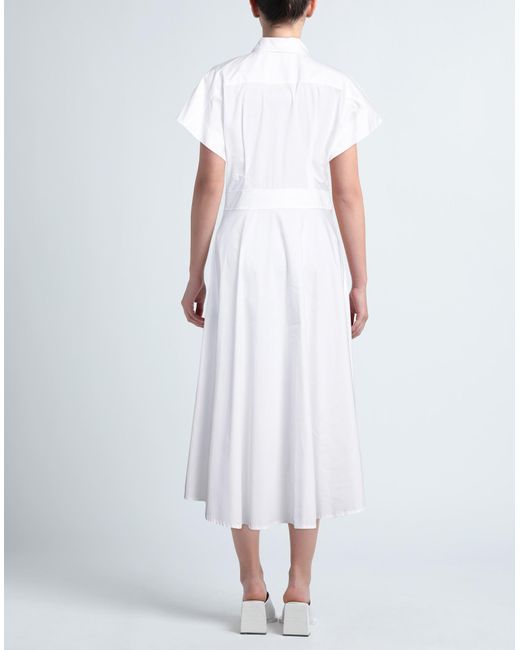 19.70 Nineteen Seventy White Midi Dress