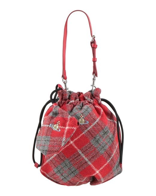Vivienne Westwood Red Handbag Textile Fibers