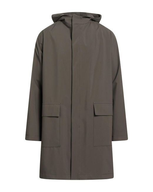 Tagliatore Gray Overcoats & Trench Coats for men
